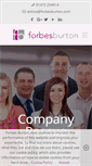 Mobile Screenshot of forbesburton.com